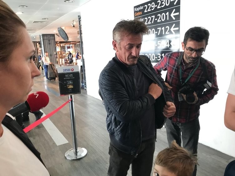 Sean Penn, İstanbul'dan ayrıldı
