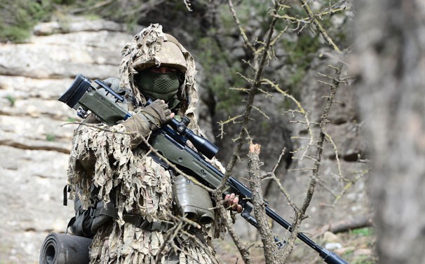 TSK'nın keskin nişancıları Afrin'de