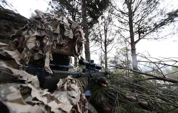 TSK'nın keskin nişancıları Afrin'de
