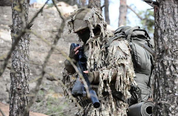 TSK'nın keskin nişancıları Afrin'de
