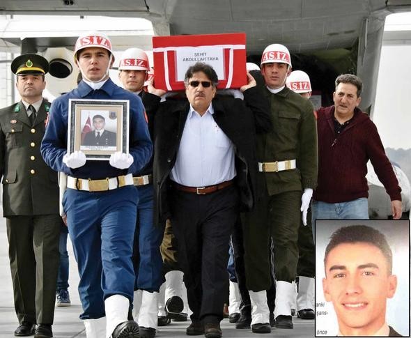 8 şehidimizi yüreğimize gömdük