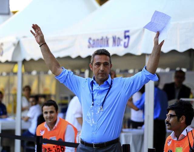 Ali Koç başkan oldu, stat coştu
