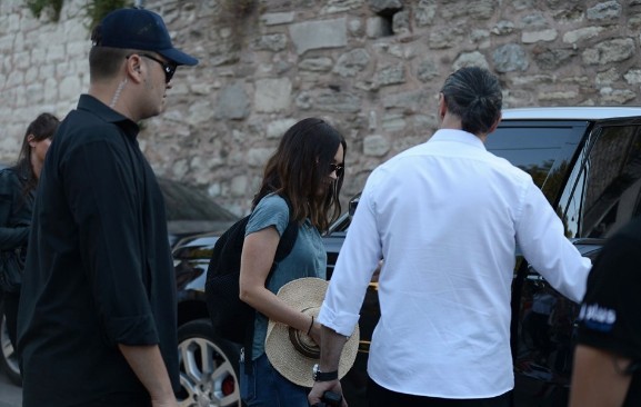 Megan Fox annesiyle İstanbul'da