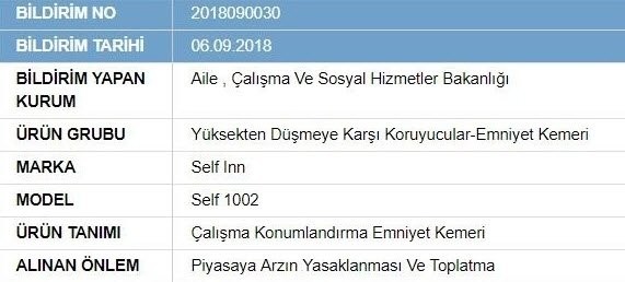 İşte bakanlığın açıkladığı güvensiz ürün listesi
