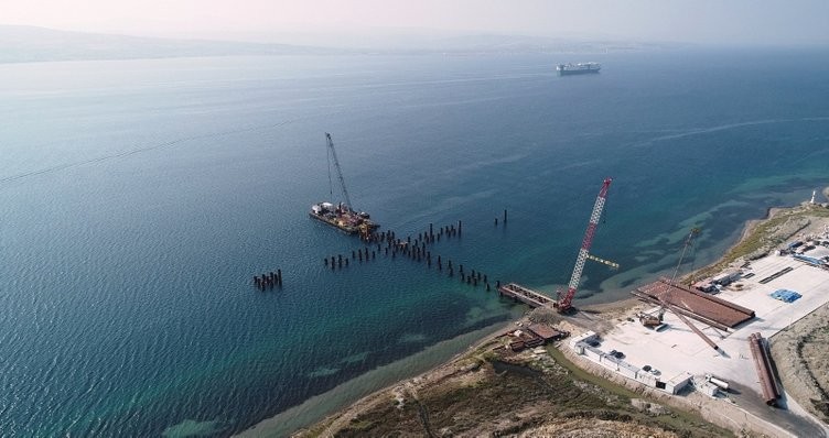 1915 Çanakkale Köprüsü'nde çalışmalar sürüyor
