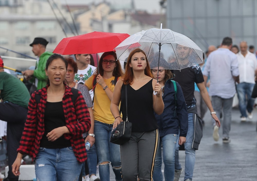 İstanbul'da kuvvetli yağış