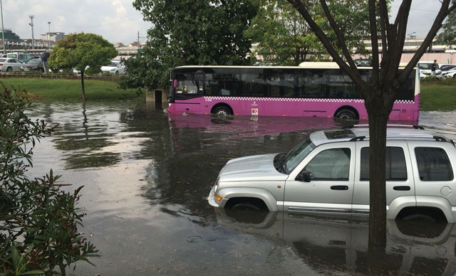 İstanbul'da kuvvetli yağış