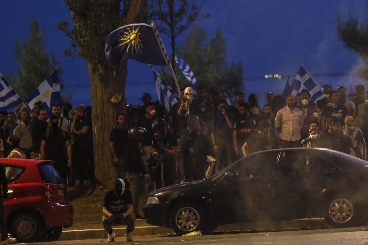 Yunanistan'da olaylı 'Makedonya' gösterisi