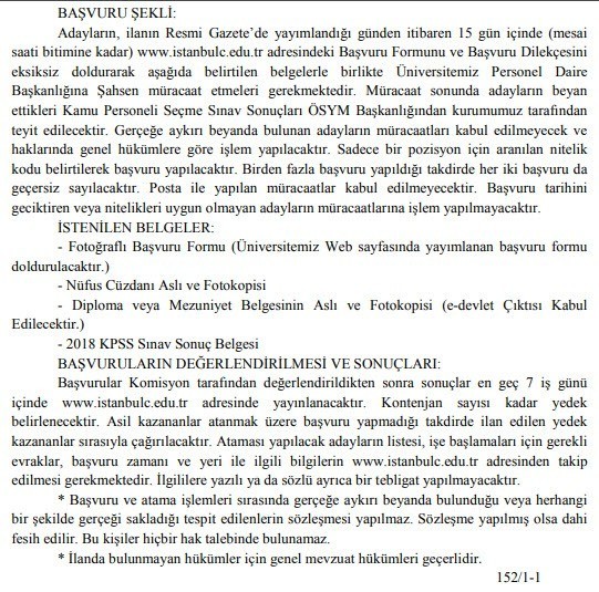 2019 yılında hangi kadrolara kaç memur alınacak?