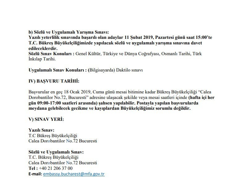 2019 yılında hangi kadrolara kaç memur alınacak?