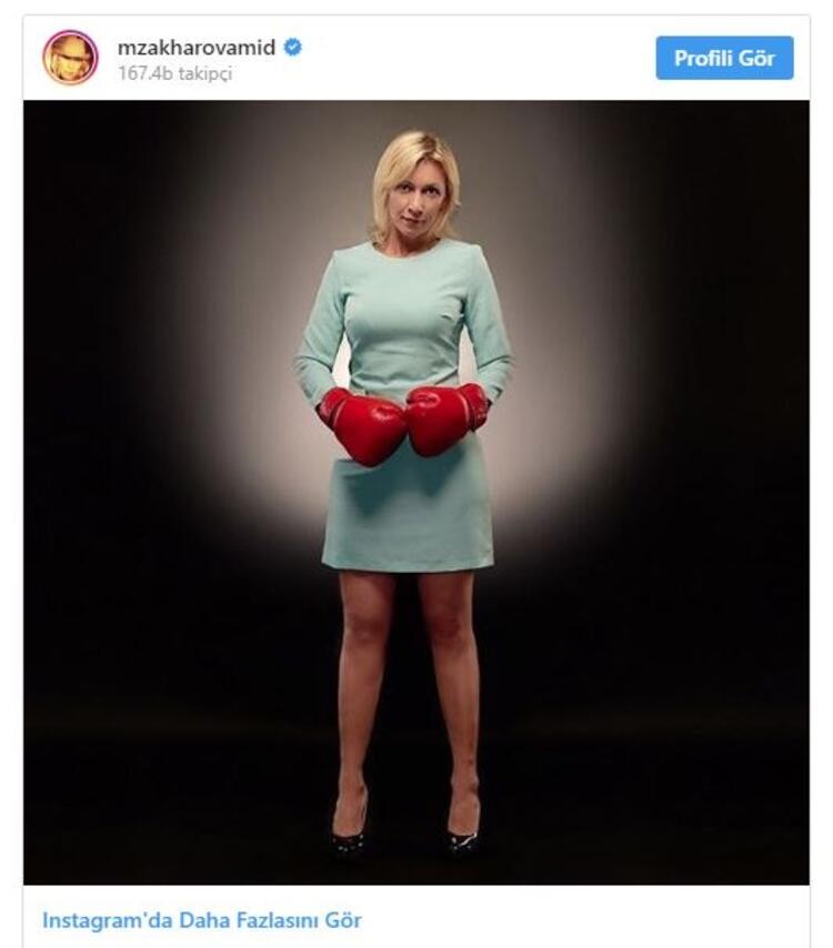 Rus siyasetçi Maria Zakharova'dan dans şov!