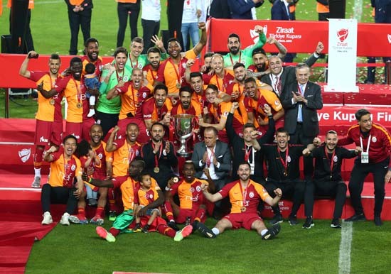 Galatasaray'ın Kupa zaferinden muhteşem kareler