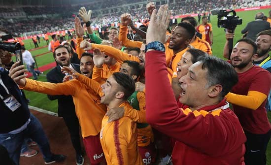 Galatasaray'ın Kupa zaferinden muhteşem kareler