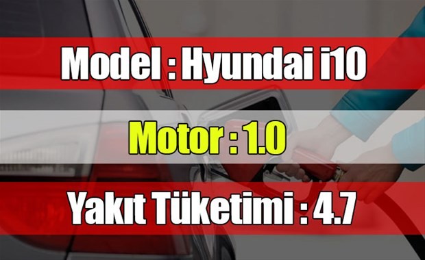 En az yakan benzinli araçlar