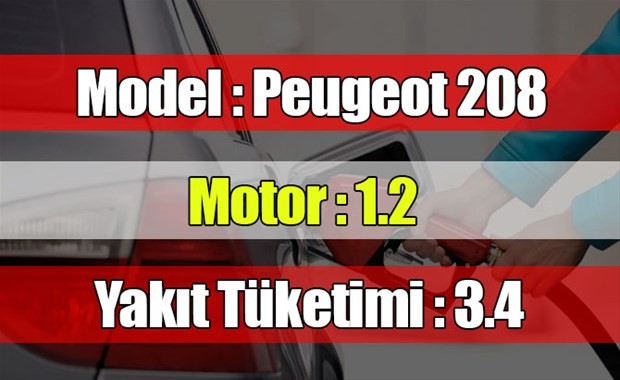 En az yakan benzinli araçlar