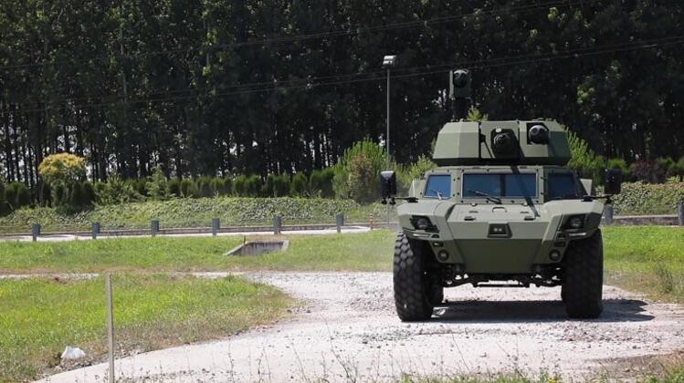 Türkiye'nin elektrikli zırhlısı ilk kez araziye çıktı