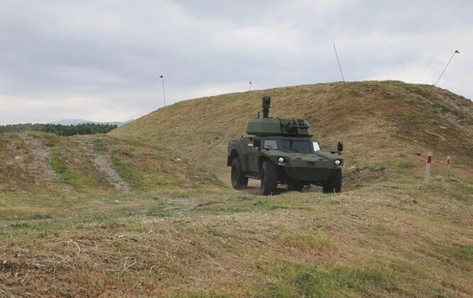 Türkiye'nin elektrikli zırhlısı ilk kez araziye çıktı