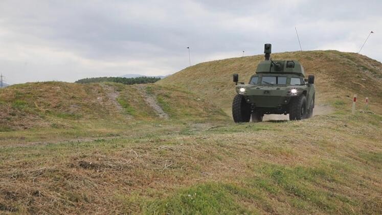 Türkiye'nin elektrikli zırhlısı ilk kez araziye çıktı