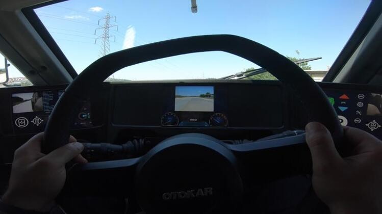 Türkiye'nin elektrikli zırhlısı ilk kez araziye çıktı