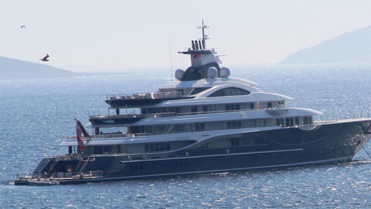 Rus milyarder milyon dolarlık yatıyla Bodrum’da