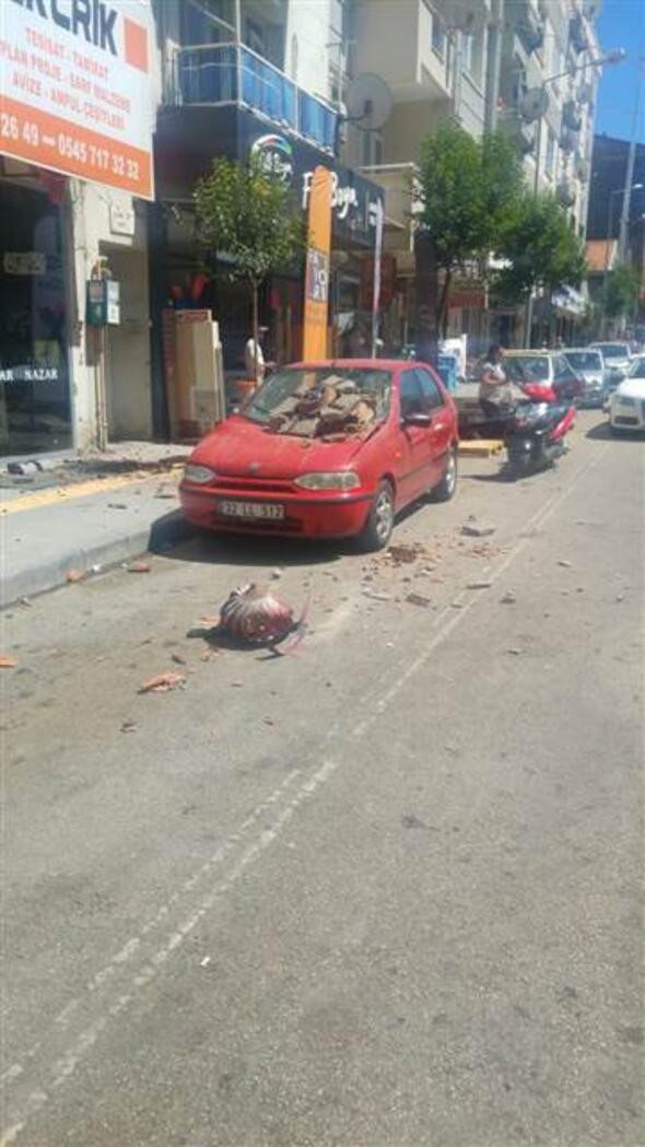 Denizli'deki depremin görüntüleri ortaya çıktı