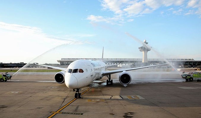 THY'nin 'rüya uçağı' ABD'de