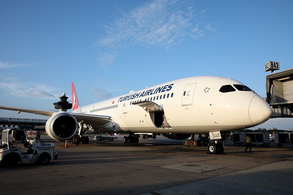 THY'nin 'rüya uçağı' ABD'de