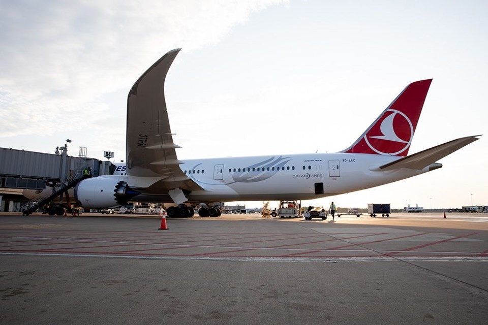 THY'nin 'rüya uçağı' ABD'de