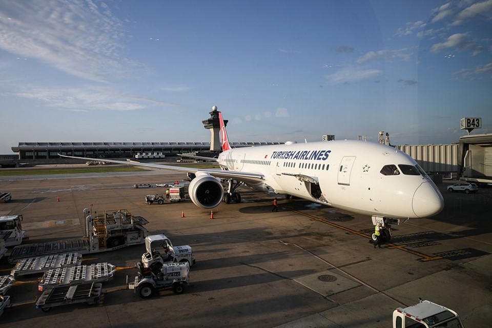 THY'nin 'rüya uçağı' ABD'de