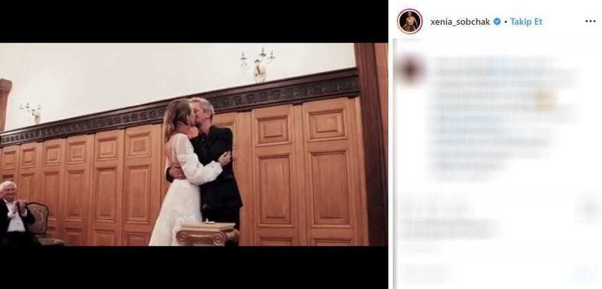 Putin'in manevi kızı, kendi düğününde striptiz yaptı