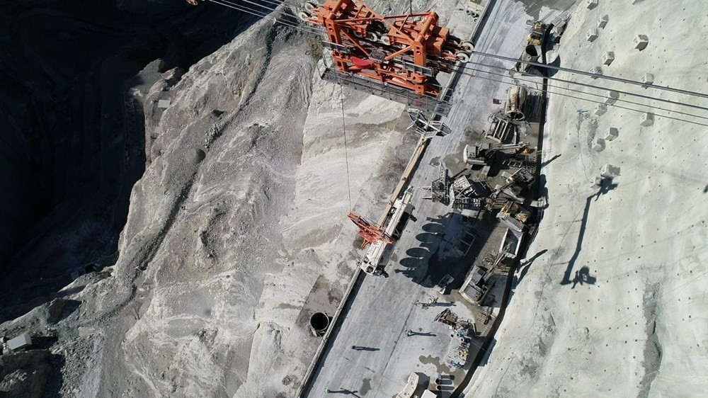 Yusufeli Barajı'nın tamamlanmasına son 16 metre