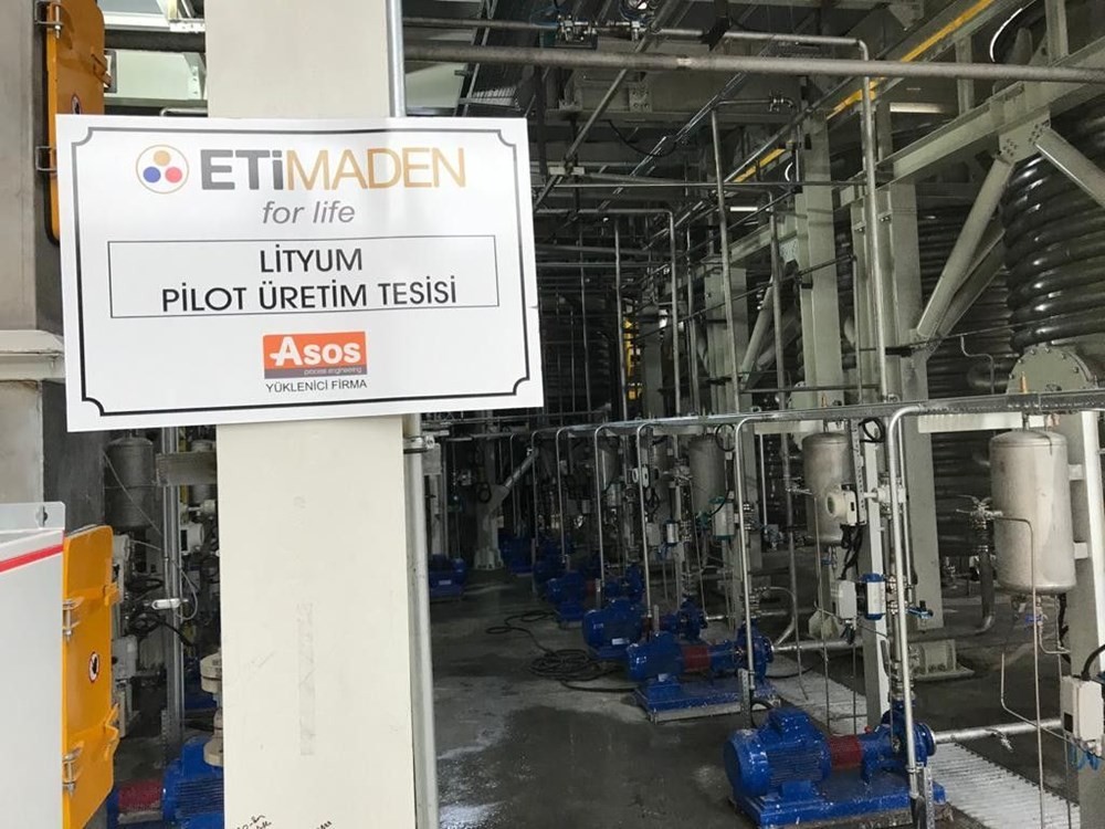 Türkiye'de lityum üretimi başladı