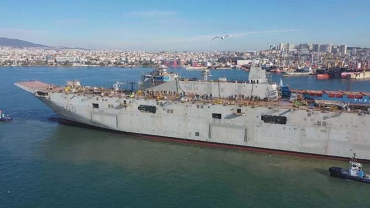 Türkiye'nin ilk uçak gemisi TGC Anadolu gün sayıyor