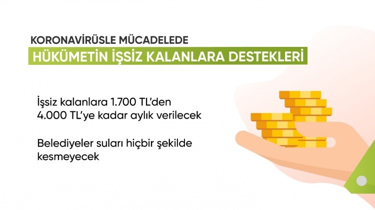 İşte madde madde korona virüsle mücadelede verilen destekler
