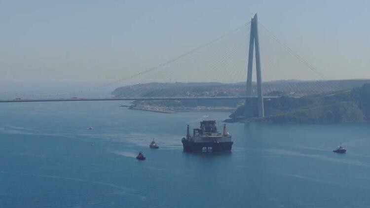 Dev petrol arama platformu İstanbul Boğazı'ndan geçiyor