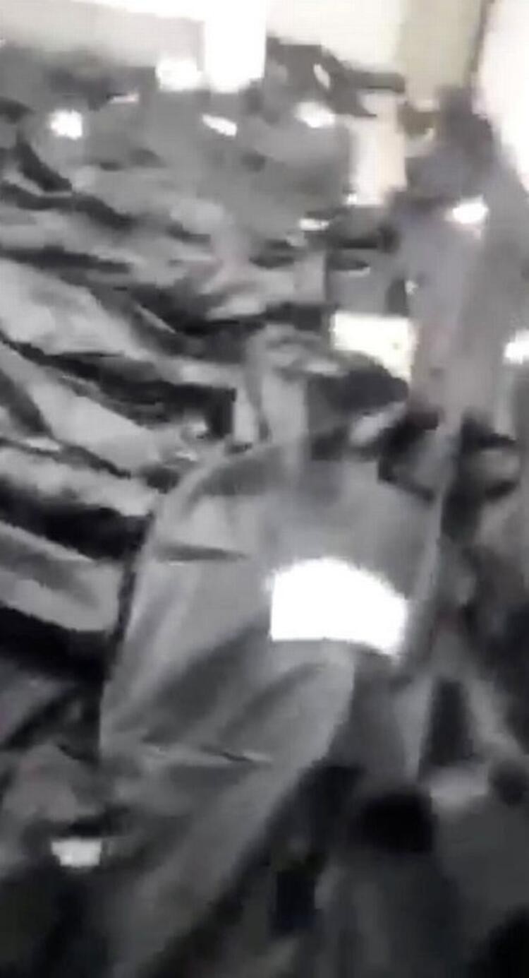 Korona hastanesindeki ceset torbaları tüyler ürpertti!
