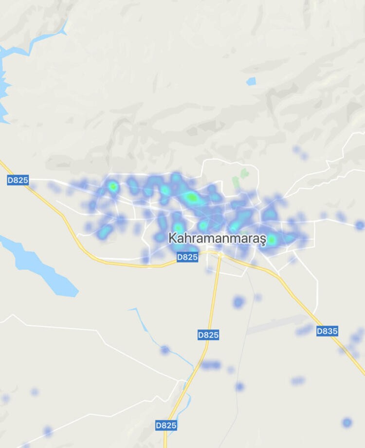 Seyahat yasağı uzatılan illerde korona virüs yoğunluk haritası!