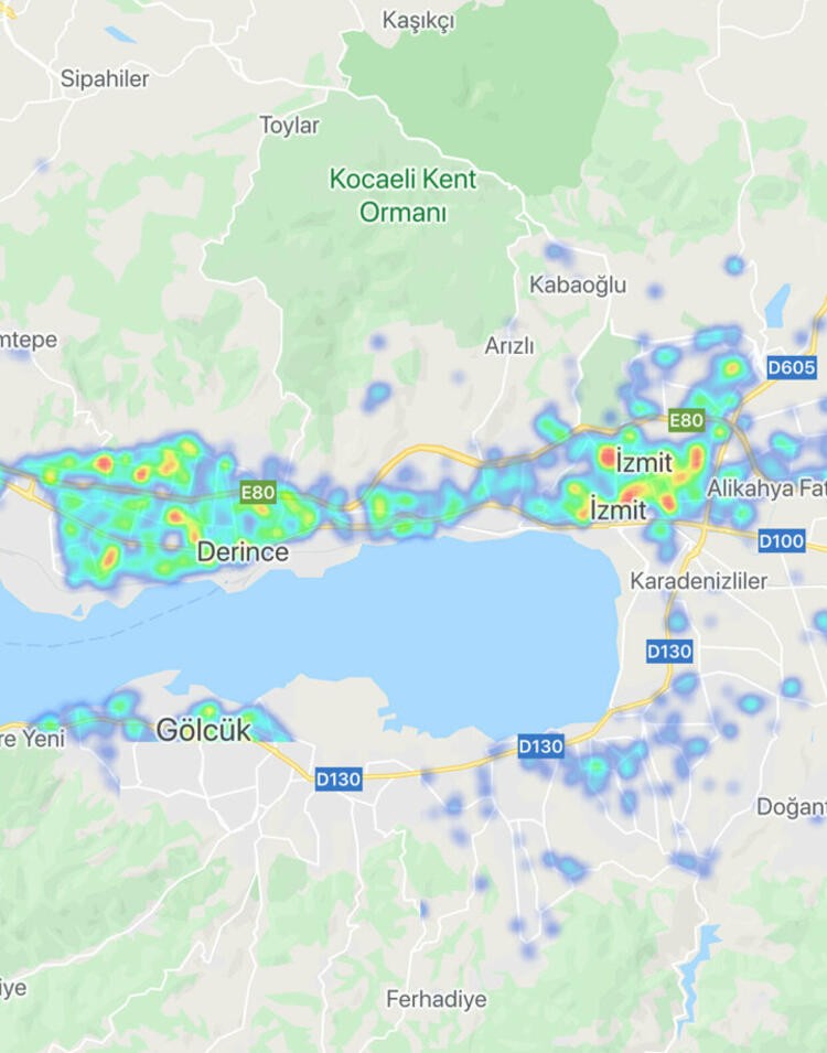 Seyahat yasağı uzatılan illerde korona virüs yoğunluk haritası!