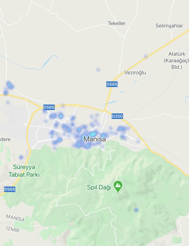 Seyahat yasağı uzatılan illerde korona virüs yoğunluk haritası!