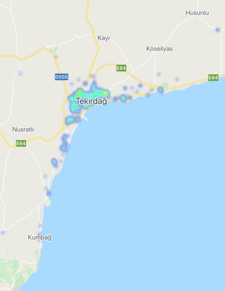 Seyahat yasağı uzatılan illerde korona virüs yoğunluk haritası!