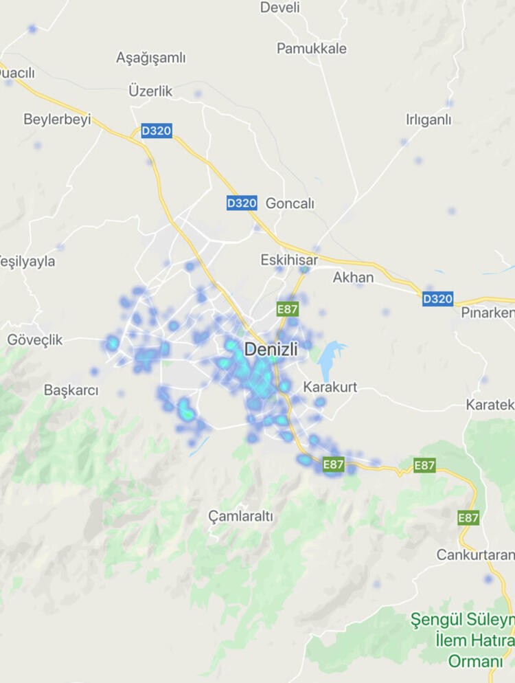 Seyahat yasağı uzatılan illerde korona virüs yoğunluk haritası!