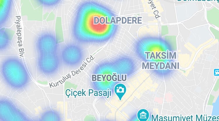 İşte ilçe ilçe korona virüs haritası