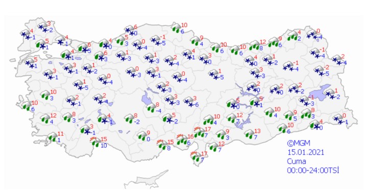 Meteoroloji uyardı, kar geliyor