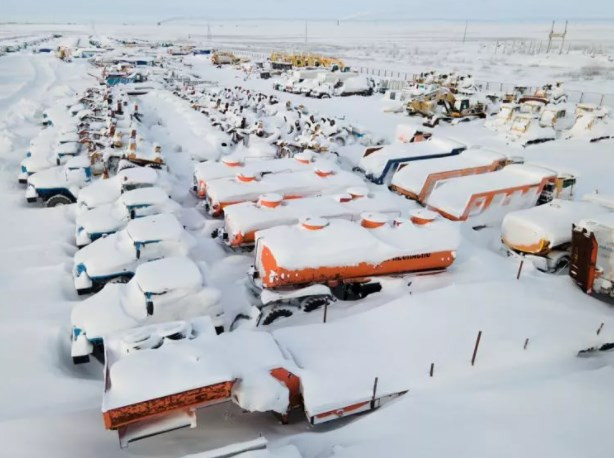 Buz ve karlarla kaplı hayalet şehir; Vorkuta
