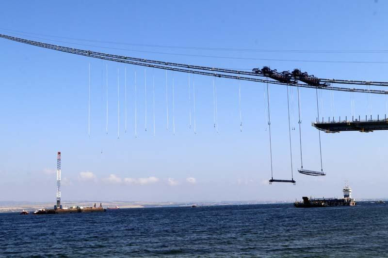 1915 Çanakkale Köprüsü'nün yolu göründü!