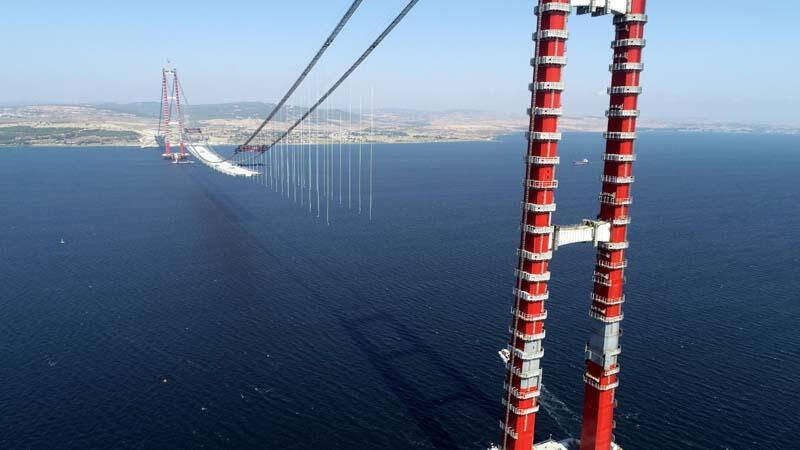 1915 Çanakkale Köprüsü'nün yolu göründü!