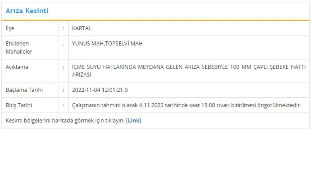 İstanbul'da 8 saate varan su kesintisi