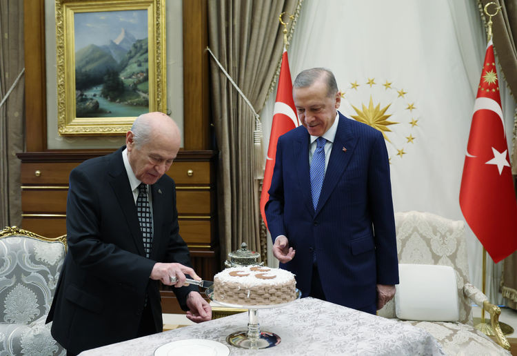 Cumhurbaşkanı Erdoğan, Bahçeli ile görüştü