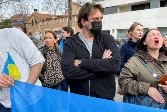 Ünlü aktör Javier Bardem eylemciler arasında