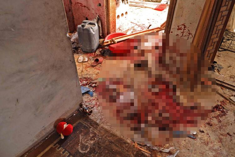 ABD operasyonundan ilk fotoğraflar! Evin içi kan gölü